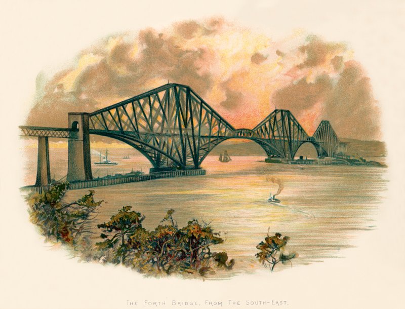 güneydoğudan Forth köprüsü, by Charles Wilkinson