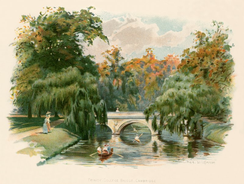 Trinity College köprüsü, Cambridge by Charles Wilkinson