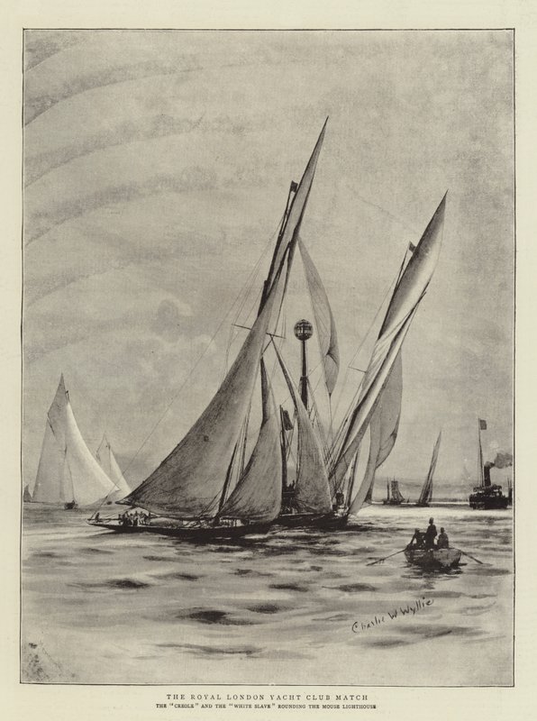 ರಾಯಲ್ ಲಂಡನ್ ಯಾಚ್ ಕ್ಲಬ್ ಮ್ಯಾಚ್ ಟರ್ಕ್ by Charles William Wyllie