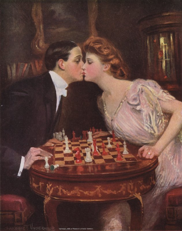 Öpücük by Clarence F. Underwood