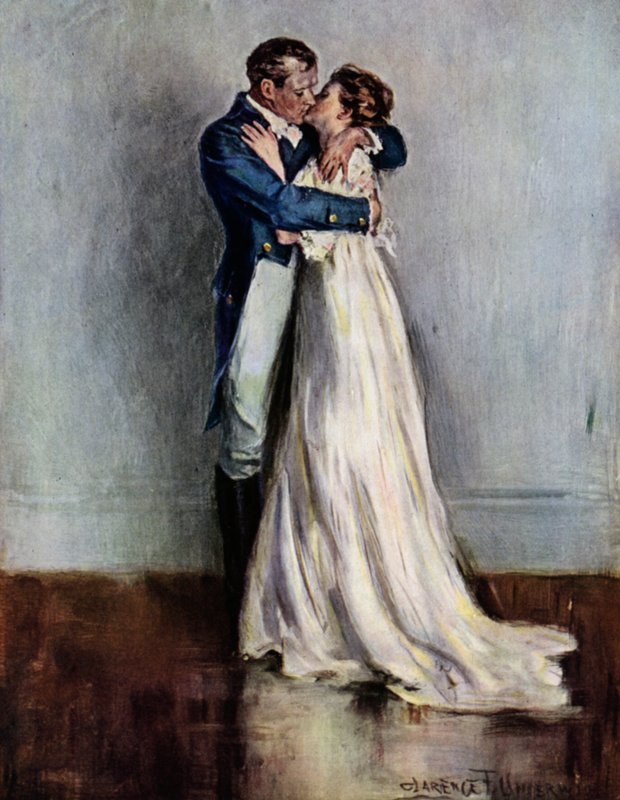 Ae Fond Kiss (renkli taş) by Clarence F. Underwood