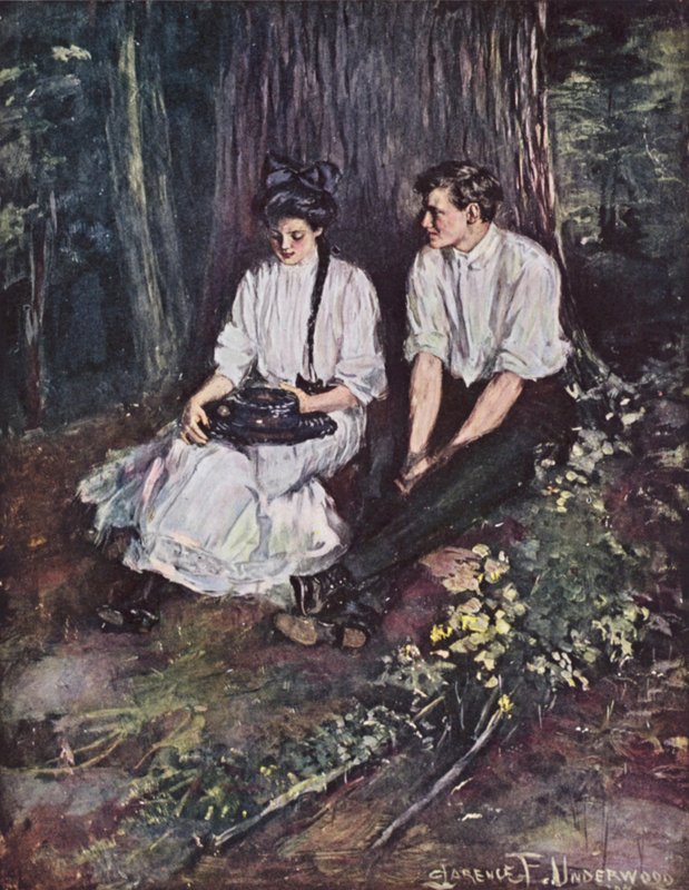 Aşkın Genç Rüyası (renkli taş) by Clarence F. Underwood