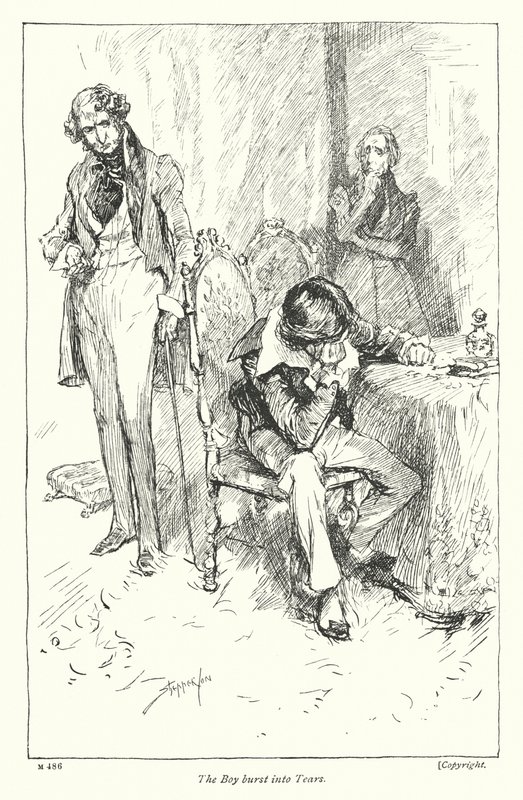 Disraeli'nin Coningsby (lito) için illüstrasyon by Claude Shepperson