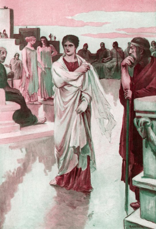Myndskreyting fyrir Iliad eftir Homer by Clement Goutier