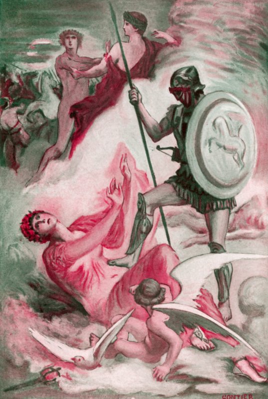 Illustration for the Iliad by Homer  by Clement Goutier