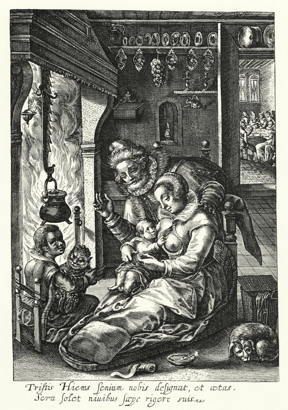 Kış (gravür) by Crispin I de (after) Passe