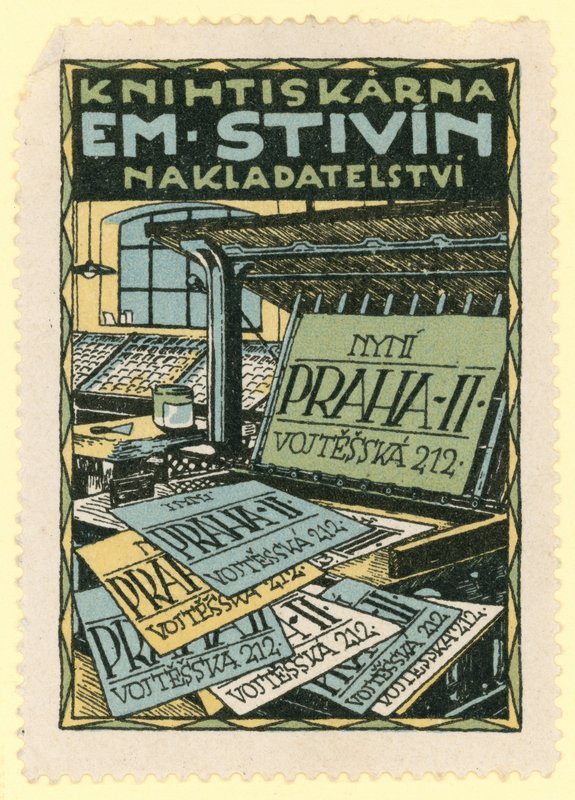 Em Stivin basım ve yayın ofisi, Prag by Czech School