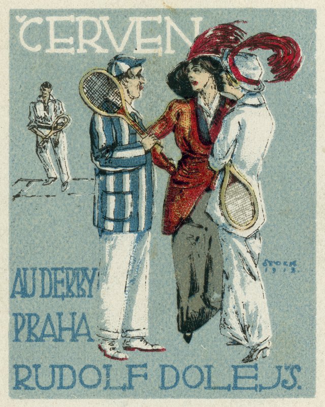 Haziran. Au Derby Rudolf Dole modası, Prag by Czech School
