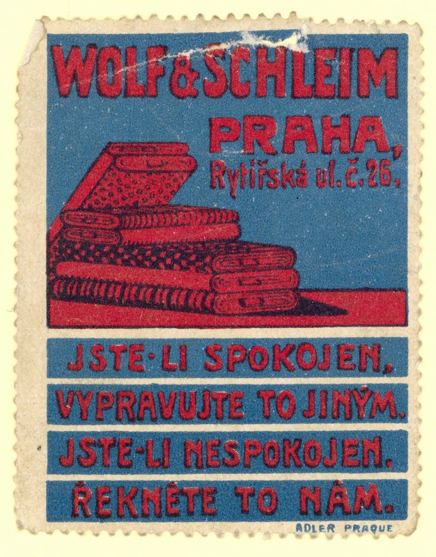 Wolf & Schleim kumaşları, Prag by Czech School