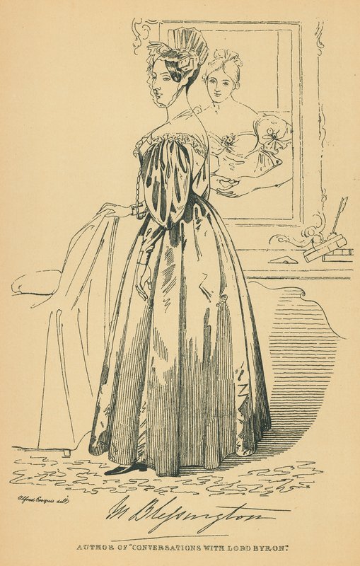 Blessington Kontesi by Daniel Maclise