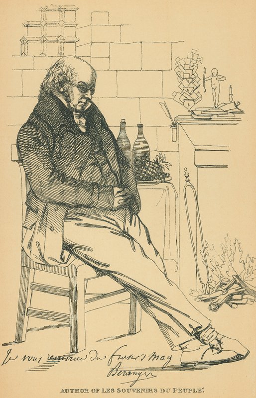 Pierre Jean de Beranger by Daniel Maclise