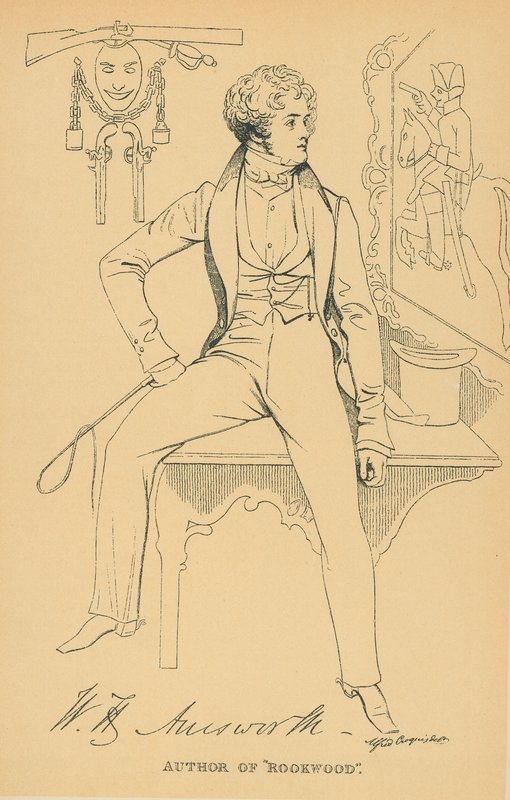 William Harrison Ainsworth by Daniel Maclise