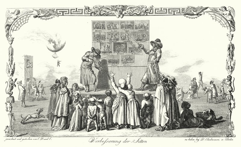 Ahlaki İyileştirme (gravür) by Daniel Nikolaus (after) Chodowiecki