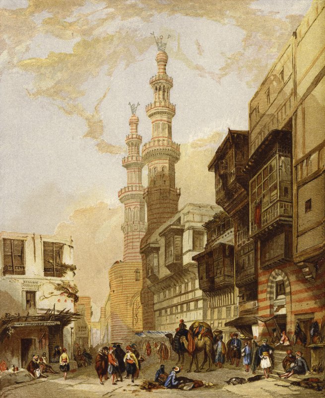 The Gate of Cairo  by David Roberts