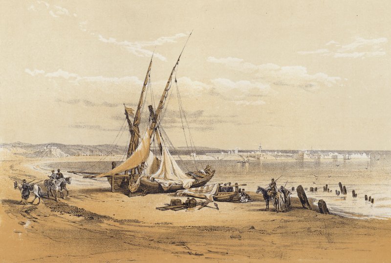 Lastik (renkli taş) by David (after) Roberts