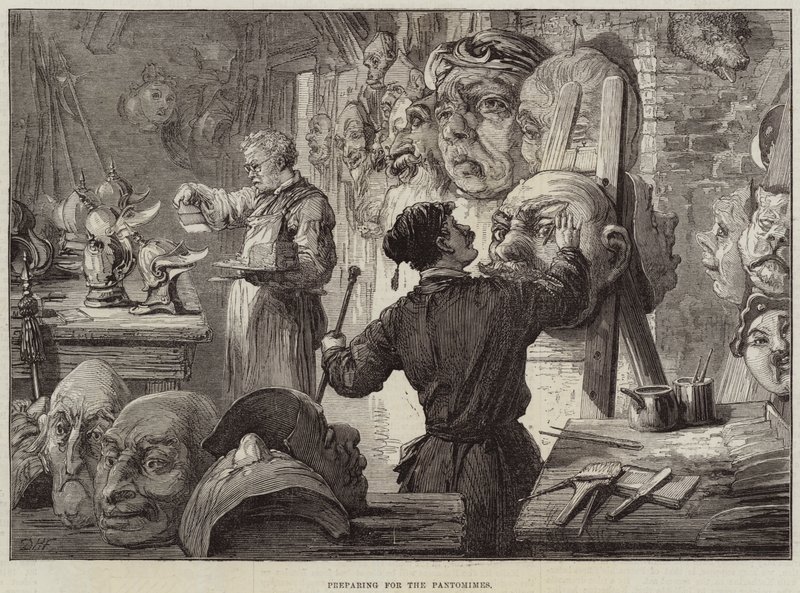 Pandomimlere Hazırlık by David Henry Friston