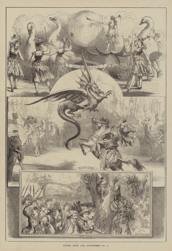 Pandomimlerden Sahneler by David Henry Friston