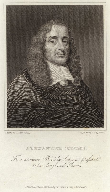 Alexander Brome - İngiliz şair (1620 1666) by David Loggan