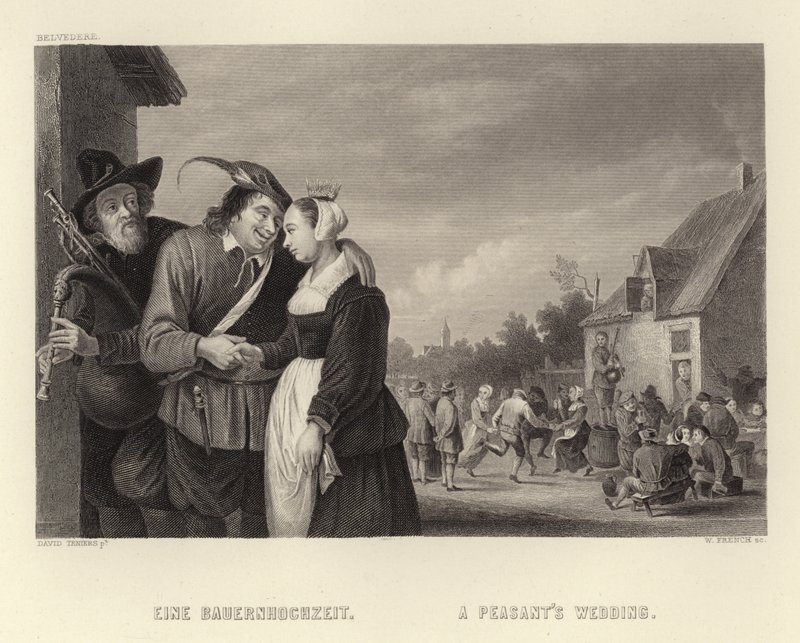 Bir Köylü Düğünü by David Teniers the Younger
