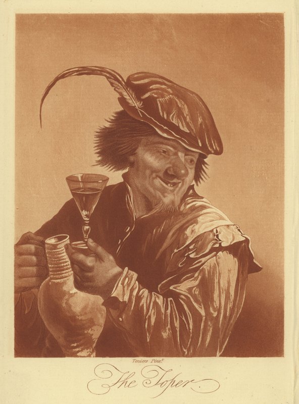 Toper (gravür) by David the Younger (after) Teniers