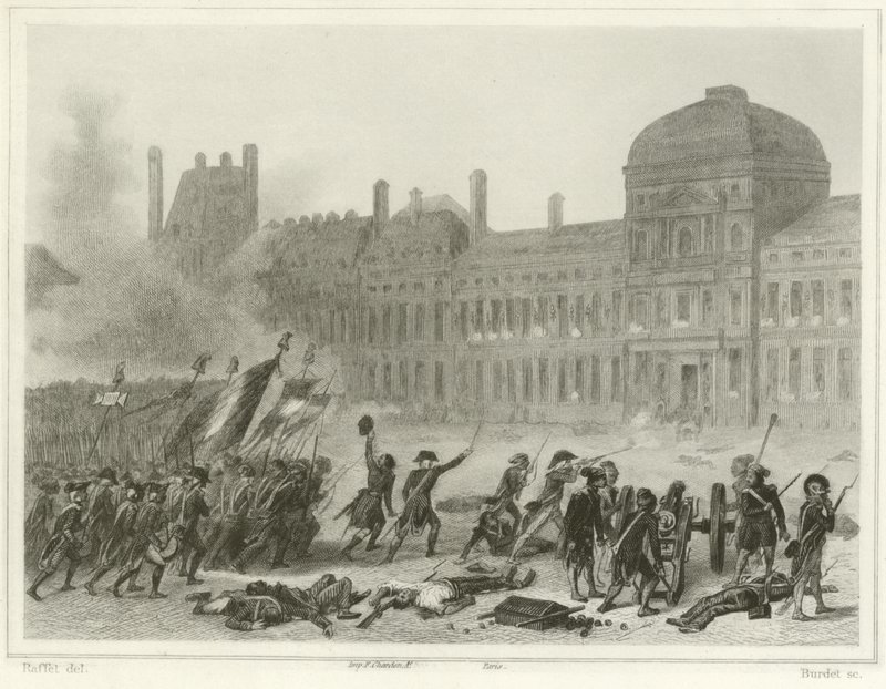 10 Ağustos 1792 by Denis Auguste Marie Raffet