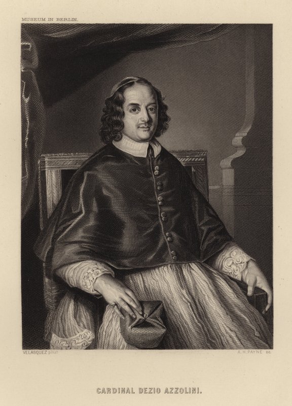 Kardinal Dezio Azzolini by Diego Velázquez