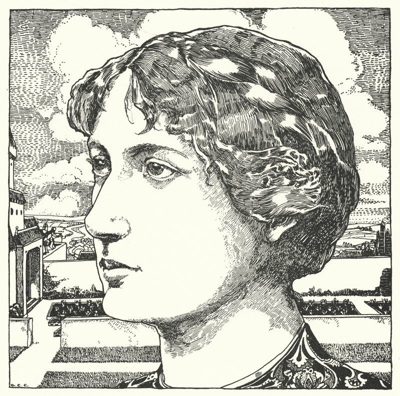 İyi Teyze (gravür) by Dion Clayton Calthrop