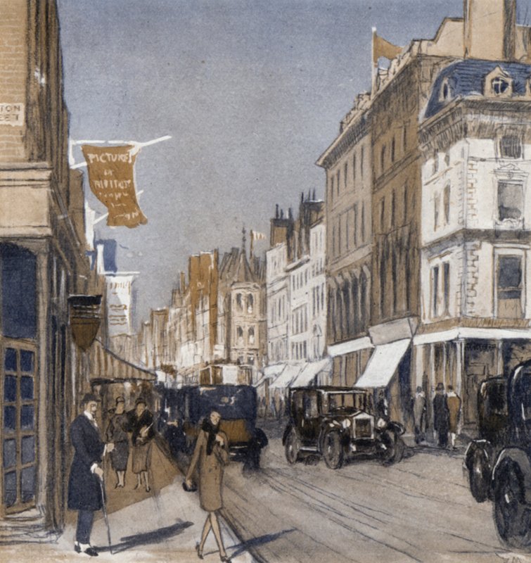 Bond Caddesi (renkli taş) by Donald (after) Maxwell