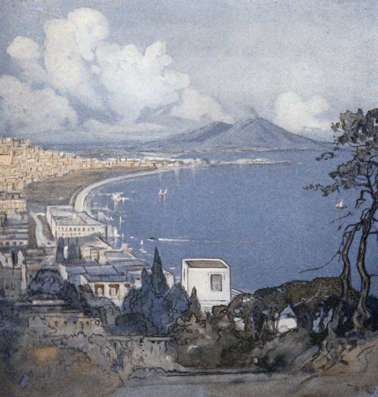 Napoli ve Körfezi (renkli taş) by Donald (after) Maxwell