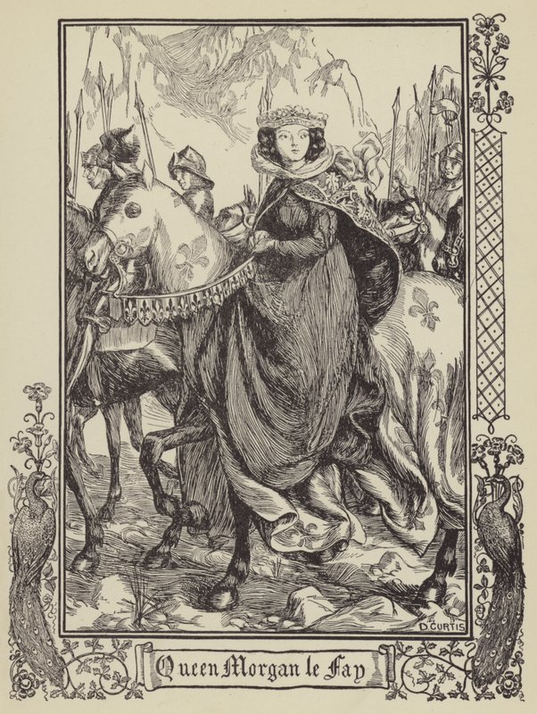 Kraliçe Morgan le Fay by Dora Curtis