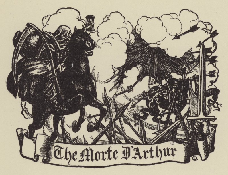 Morte DArthur by Dora Curtis