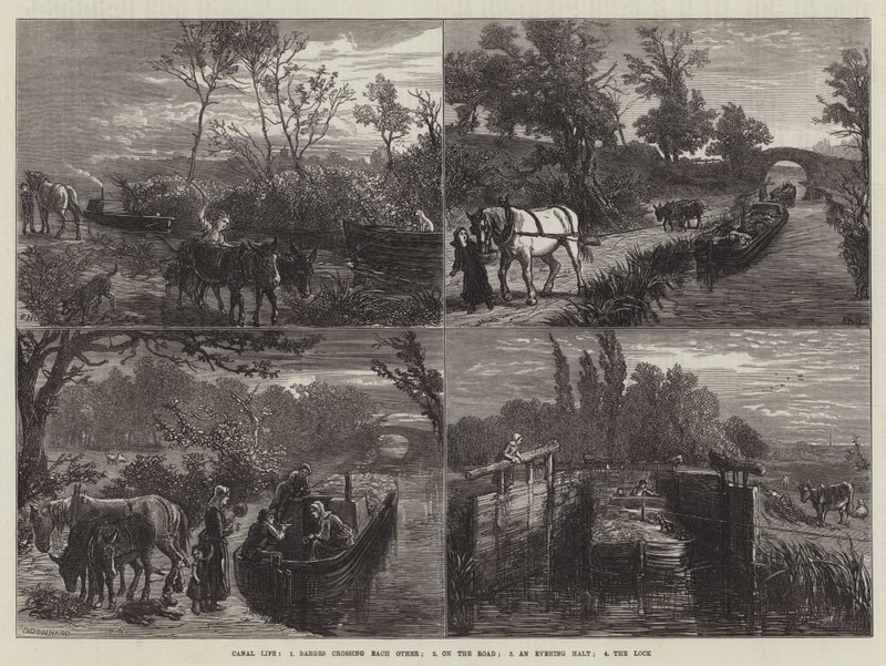ಕೆನಾಲ್ ಲೈಫ್ ಟರ್ಕ್ by Ebenezer Newman Downard