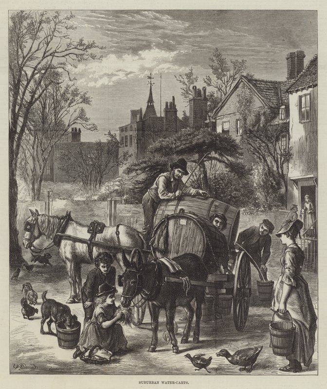 Banliyö Su Arabaları by Ebenezer Newman Downard