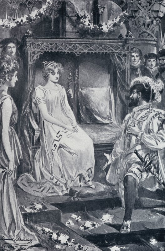 Goethes Faust için İllüstrasyon by Edmund Bruning