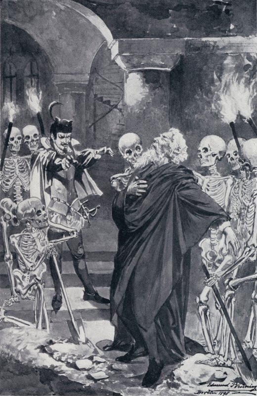 Goethes Faust için İllüstrasyon by Edmund Bruning