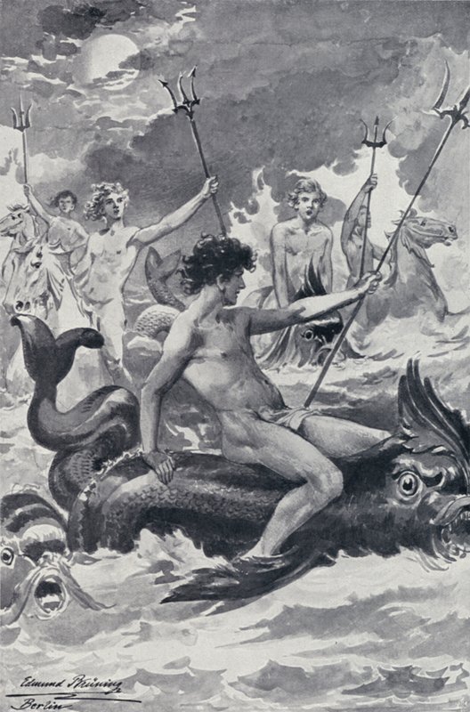 Goethes Faust için İllüstrasyon by Edmund Bruning