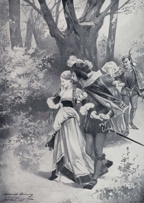 Goethes Faust için İllüstrasyon by Edmund Bruning