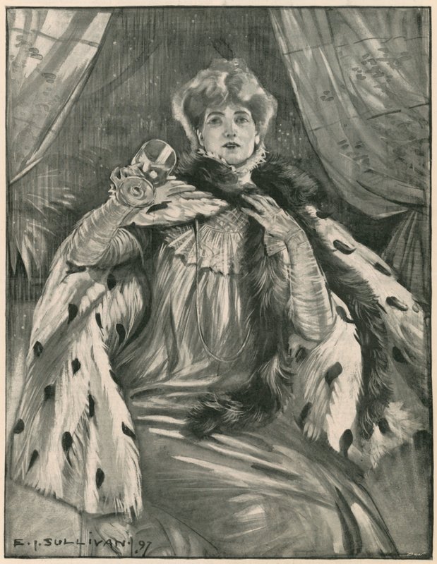 Sarah Bernhardt by Edmund Joseph Sullivan