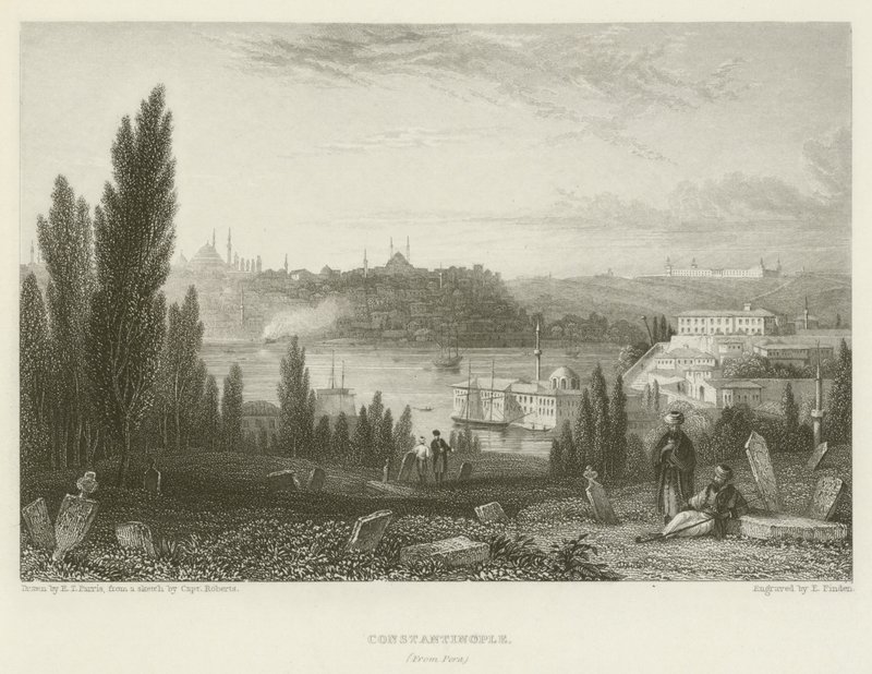 Pera'dan Konstantinopolis by Edmund Thomas Parris