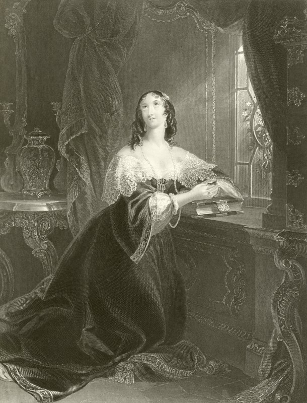 Louise, La Valliere Düşesi by Edmund Thomas Parris