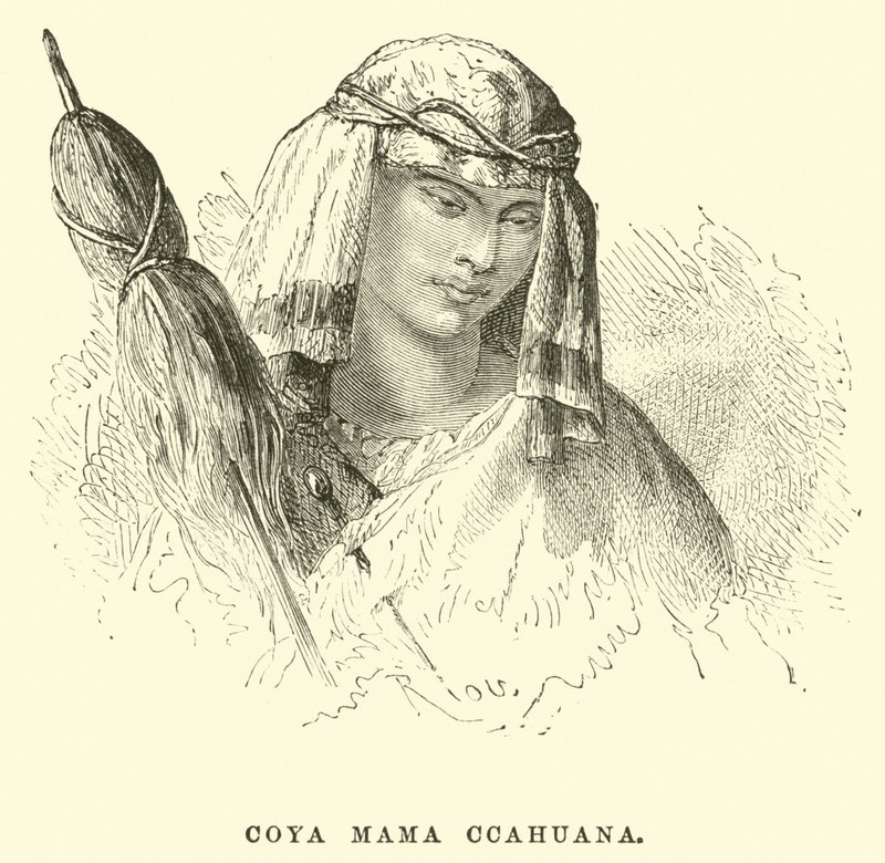 Coya Mama Ccahuana by Edouard Riou