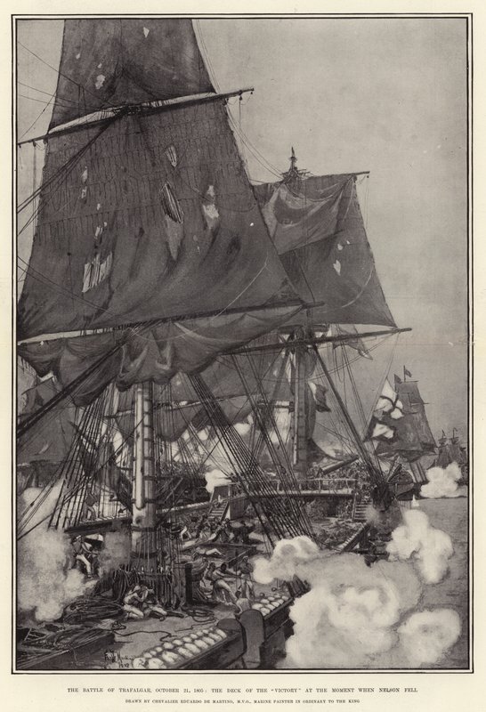 Trafalgar Savaşı, 21 Ekim 1805, Nelson