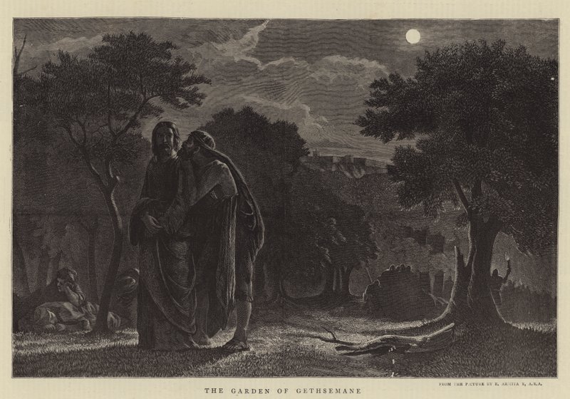 Getsemani Bahçesi by Edward A. Armitage