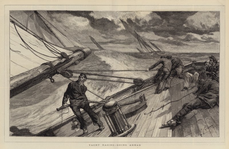 Yat Yarışı, Devam Ediyor by Edward John Gregory