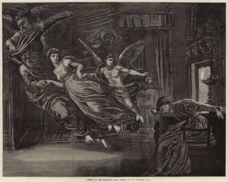 Giden Yılın Vizyonu by Edward John Poynter