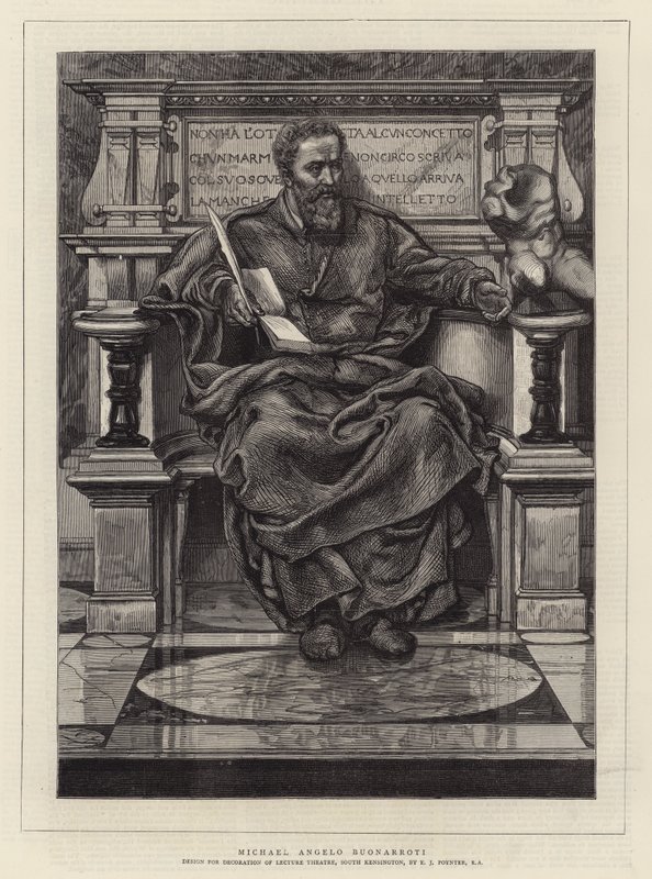 ಮೈಕೆಲ್ ಏಂಜೆಲೊ ಬುನಾರೊಟಿ ಟರ್ಕ್ by Edward John Poynter