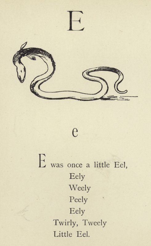 E harfi by Edward Lear