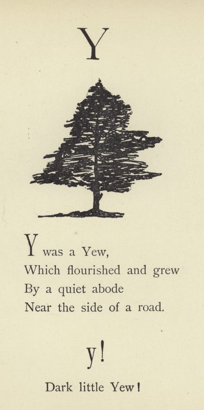 Y harfi by Edward Lear