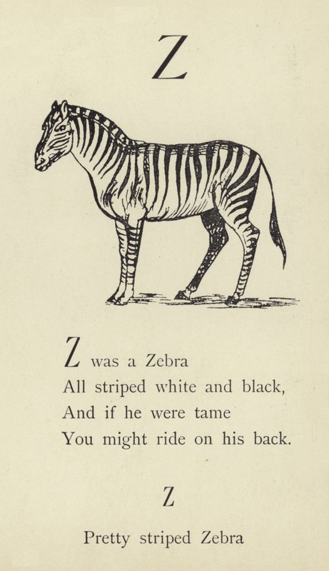 Z harfi by Edward Lear