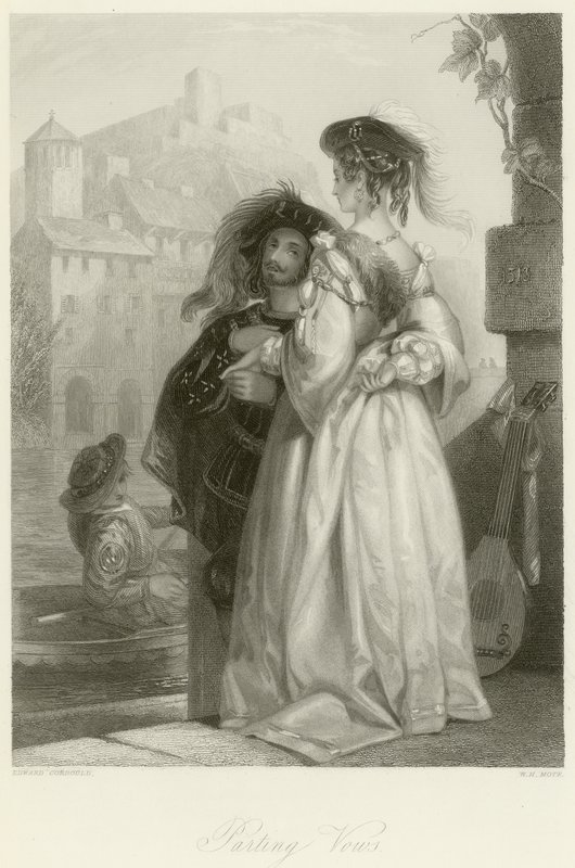 Parting Vows  by Edward Henry Corbould